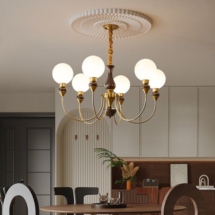 Helena Curve Chandelier-DWHOME