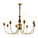 Helena Curve Chandelier-DWHOME