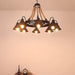 Hemp Rope Industrial Horn Chandelier - DWHOME