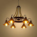 Hemp Rope Industrial Horn Chandelier - DWHOME