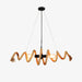 Hemp Rope Industrial Spiral Chandelier-DWHOME