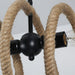 Hemp Rope Industrial Spiral Chandelier-DWHOME