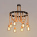 Hemp Rope Industrial Starfall Chandelier - DWHOME