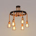 Hemp Rope Industrial Starfall Chandelier - DWHOME