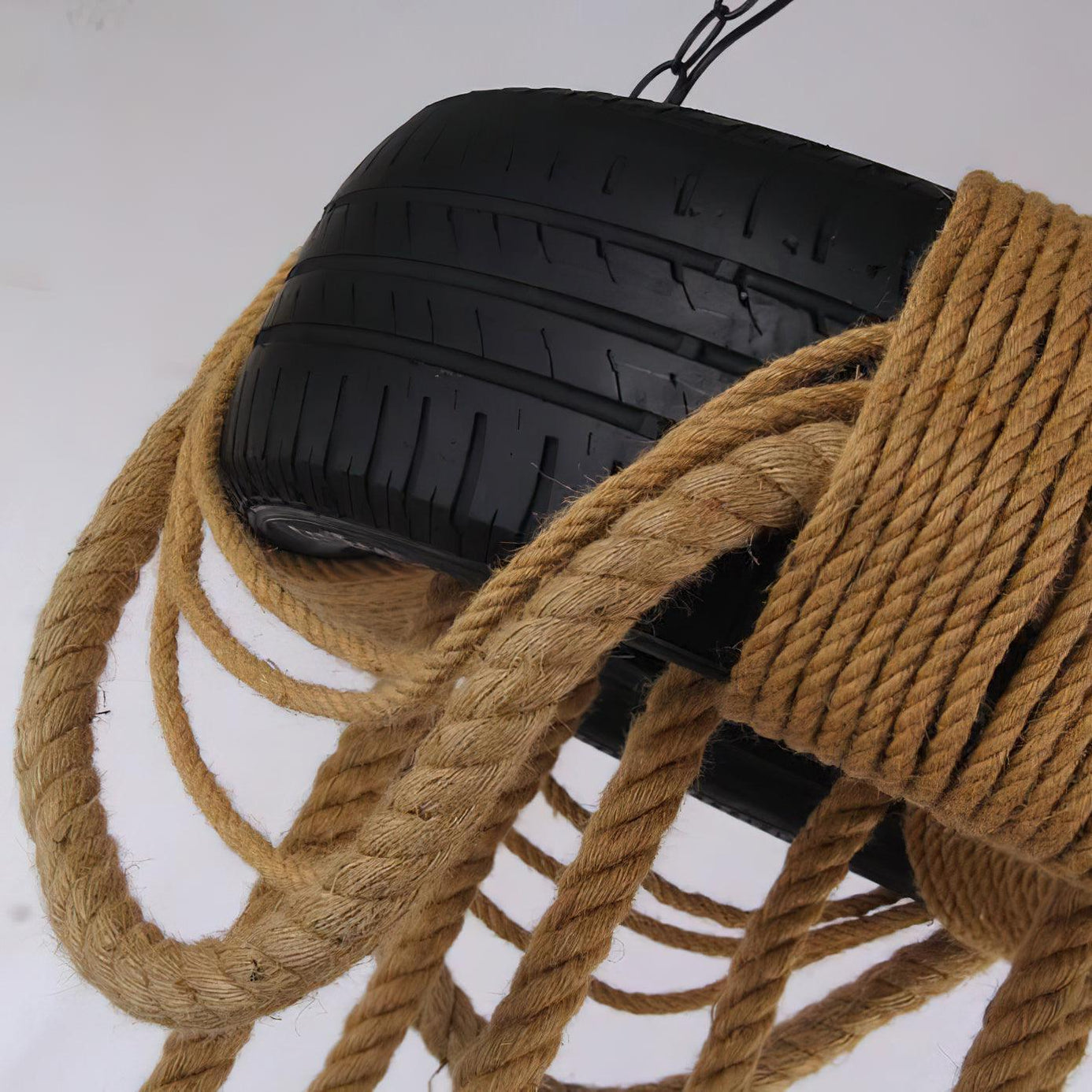 Tire Line Rope Hemp Rope Industrial Tire Chandelier