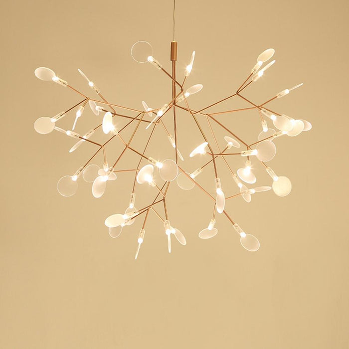 Rose Gold Firefly LED Chandelier-DWHOME