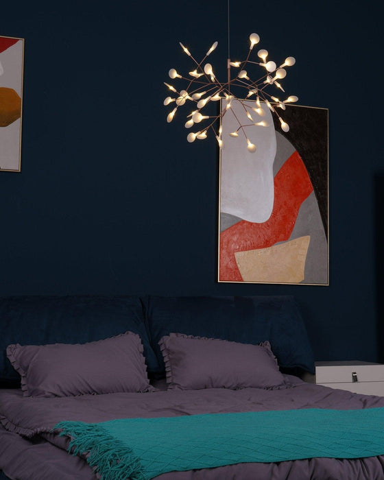 Rose Gold Firefly LED Chandelier-DWHOME
