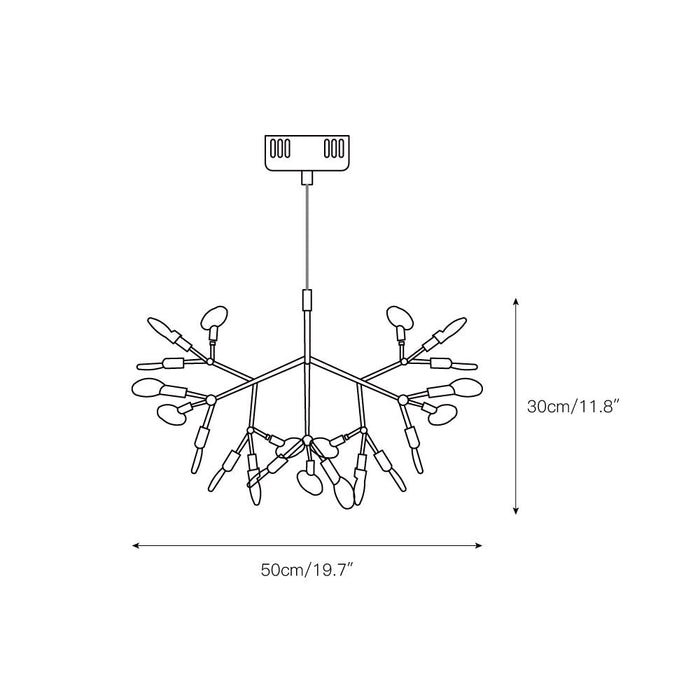 Heracleum Chandelier-DWHOME