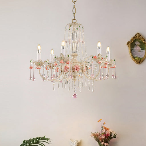 Heritage Rose Chandelier-DWHOME