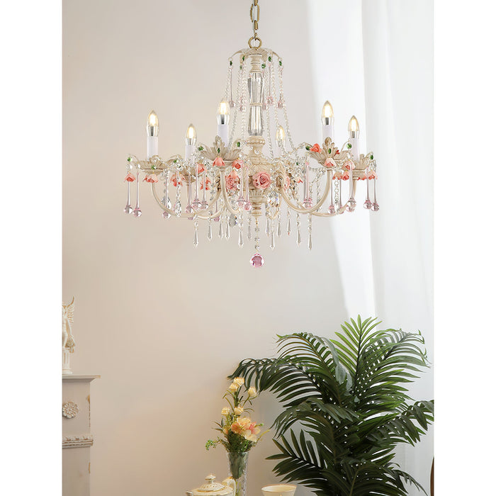Heritage Rose Chandelier-DWHOME