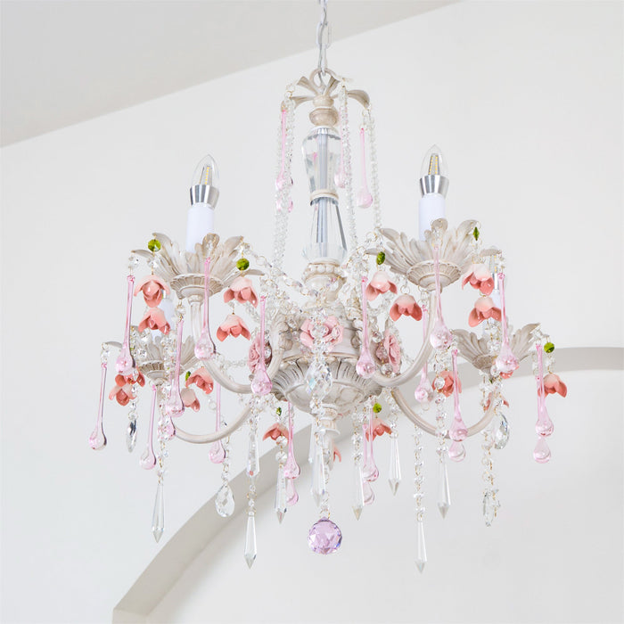 Heritage Rose Chandelier-DWHOME