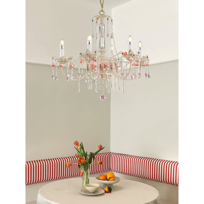 Heritage Rose Chandelier-DWHOME