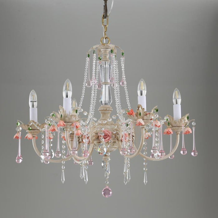 Heritage Rose Chandelier-DWHOME