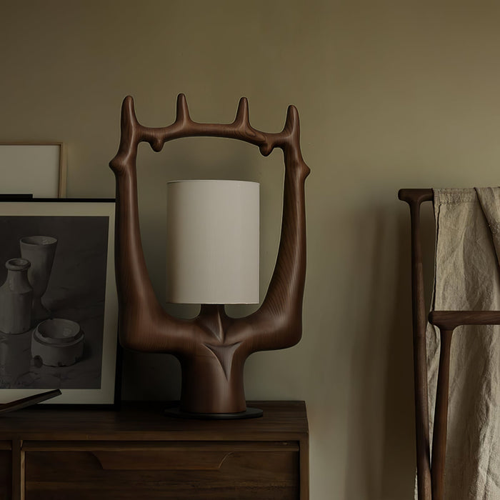 Antler Ring Table Lamp-DWHOME