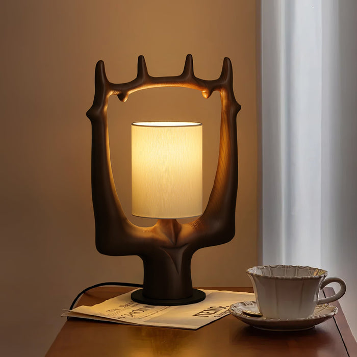 Antler Ring Table Lamp-DWHOME