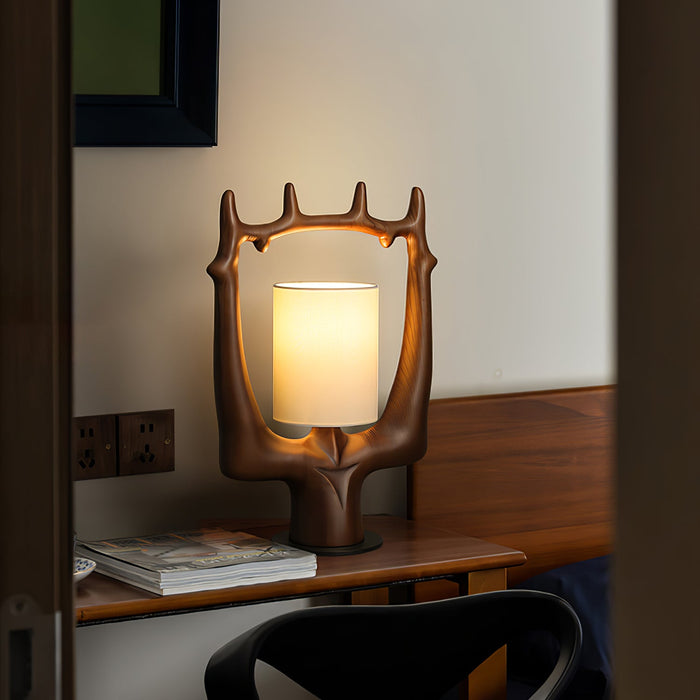 Antler Ring Table Lamp-DWHOME