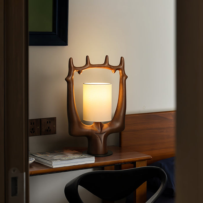 Antler Ring Table Lamp-DWHOME