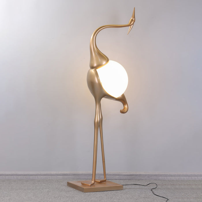 Heron Sculpture Floor Lamp - Vakkerlight