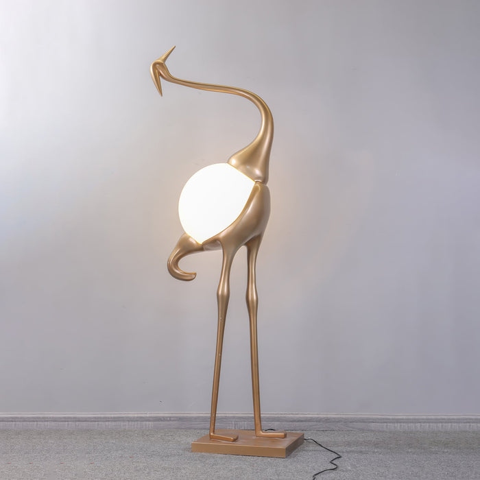 Heron Sculpture Floor Lamp - Vakkerlight
