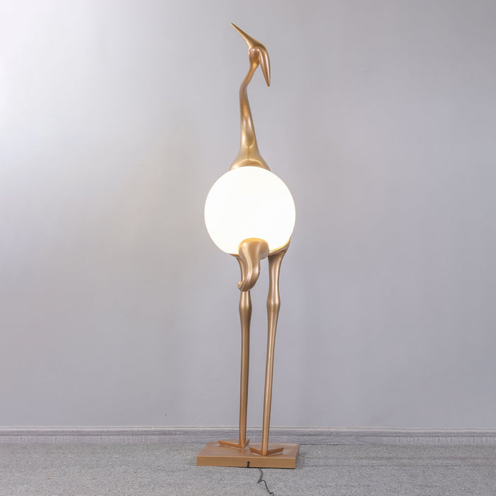 Heron Sculpture Floor Lamp - Vakkerlight