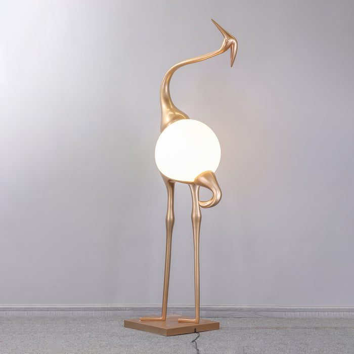 Heron Sculpture Floor Lamp - Vakkerlight