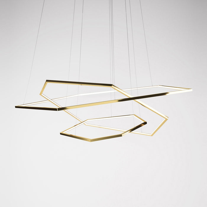 Hexagon Chandelier-DWHOME