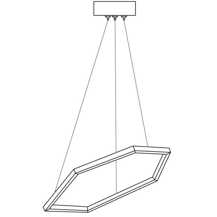 Hexagon Chandelier-DWHOME