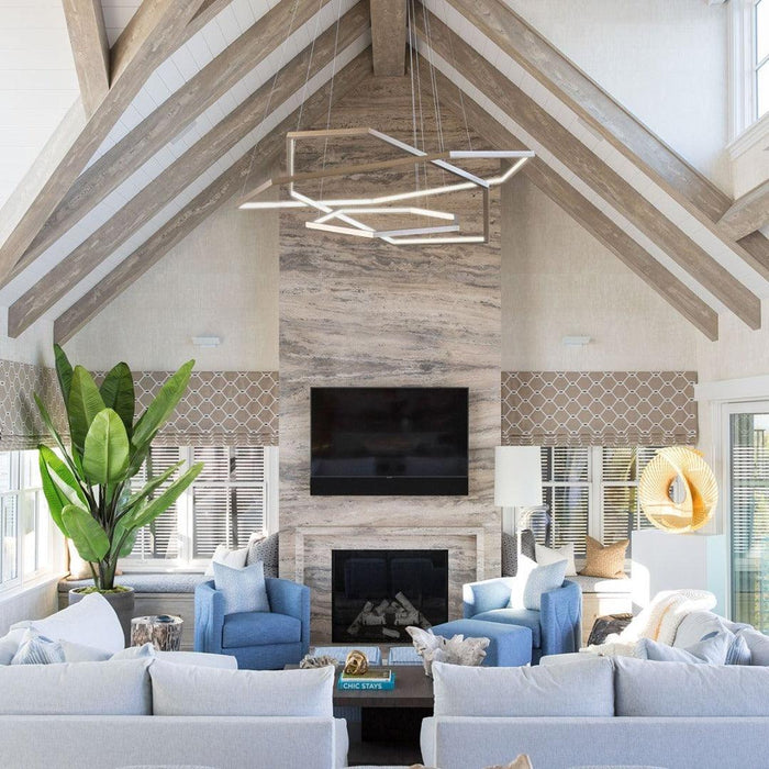 Hexagon Chandelier-DWHOME
