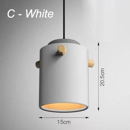 Wooden Bucket Pendant Lights - DWHOME
