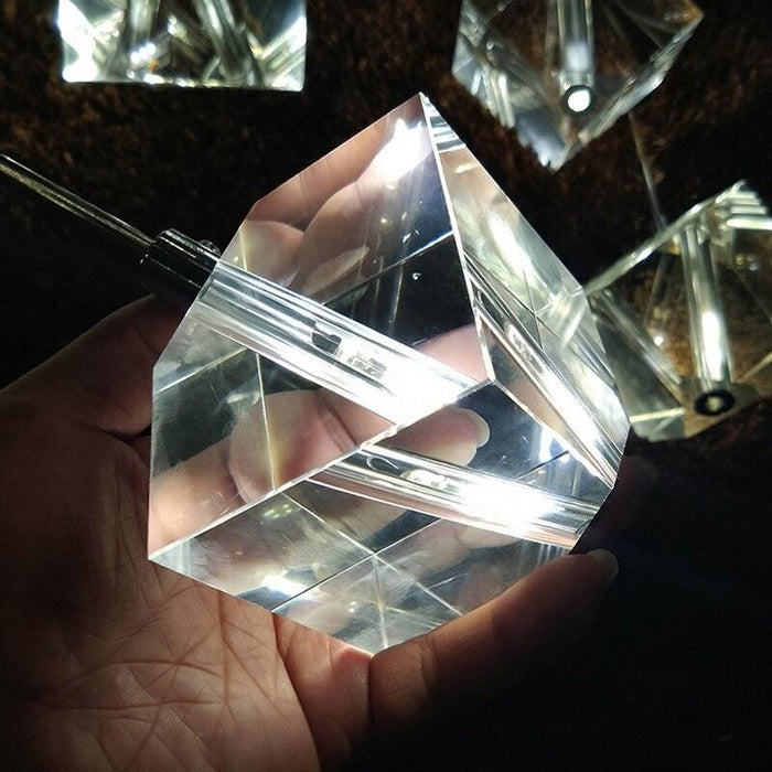 Modern Style Crystalline Cubes Chandelier - DWHOME