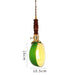 Vintage Style Green Glass Pendant Light - DWHOME