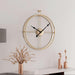 Modern Double Ring Iron Wall Clock - DWHOME