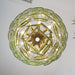 Elegant Green Murano Disc Chandelier-DWHOME