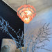 Elegant Pink Murano Disc Chandelier-DWHOME