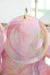 Elegant Pink Murano Disc Chandelier-DWHOME
