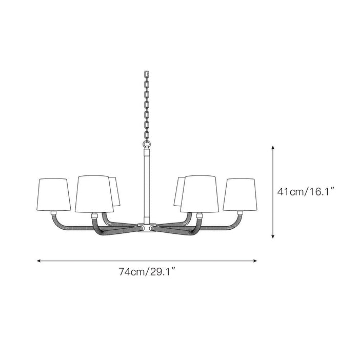 Holden Cane Chandelier-DWHOME