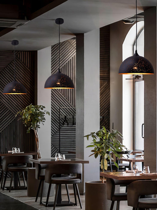 Hollow Industrial Pendant Lamp-DWHOME
