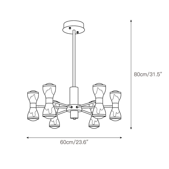 Honeycomb LED Chandelier-DWHOME