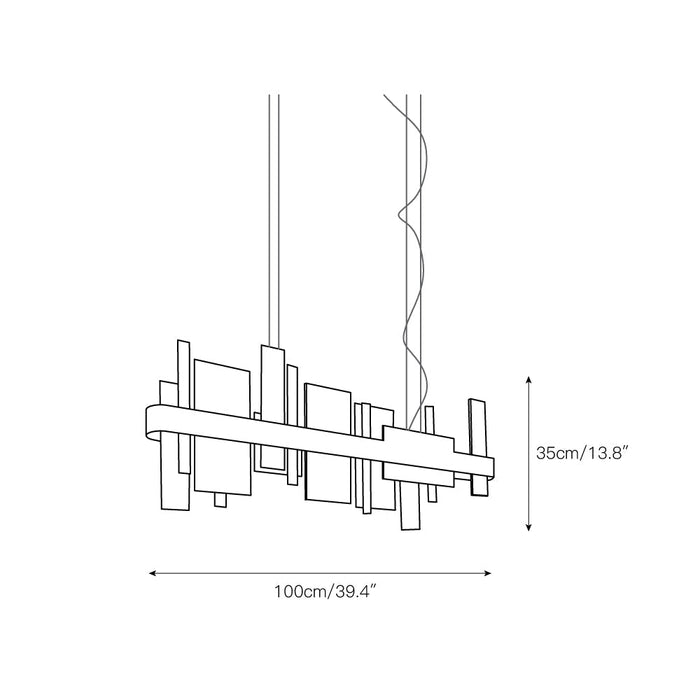 Honice LED Chandelier-DWHOME