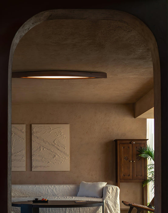 Horizon Linear Wood Ceiling Lamp-DWHOME