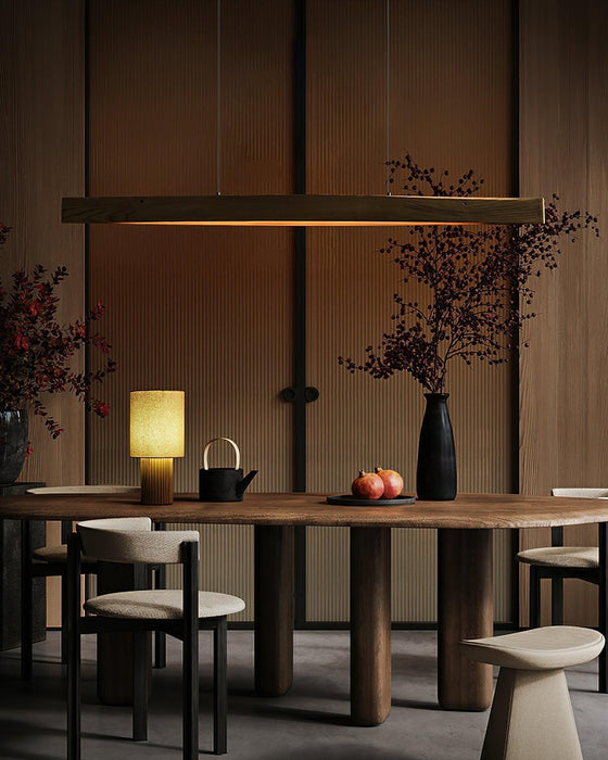 Horizon Linear Wood Pendant Lamp-DWHOME