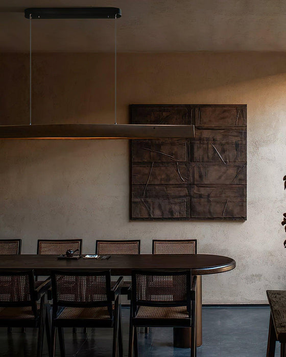 Horizon Linear Wood Pendant Lamp-DWHOME