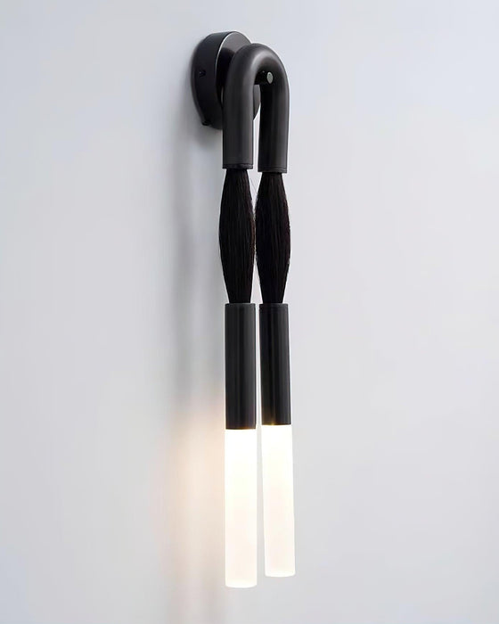 Horsehair Wall Lamp-DWHOME