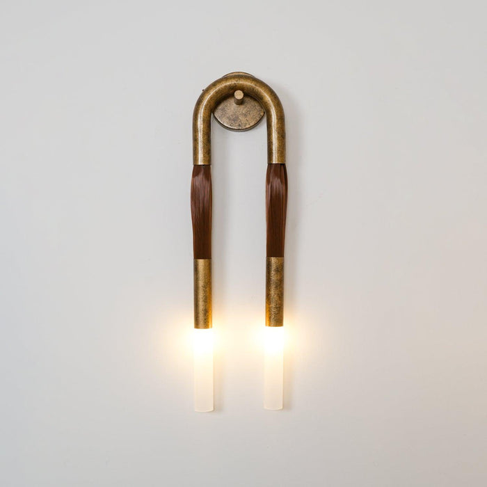 Horsehair Wall Lamp-DWHOME