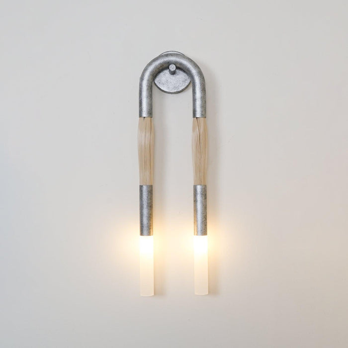 Horsehair Wall Lamp-DWHOME