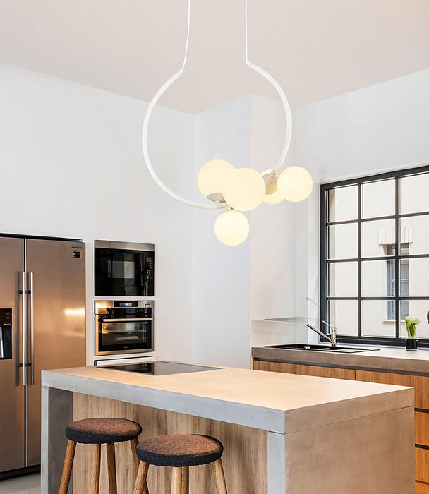 Glass Bubble Pendant Light-DWHOME