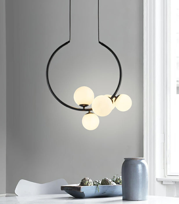 Glass Bubble Pendant Light-DWHOME