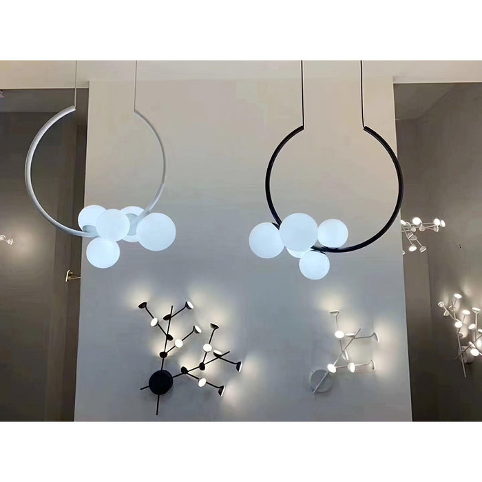Glass Bubble Pendant Light-DWHOME
