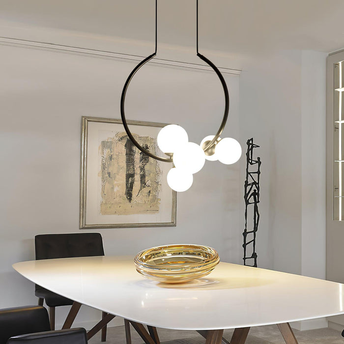 Glass Bubble Pendant Light-DWHOME