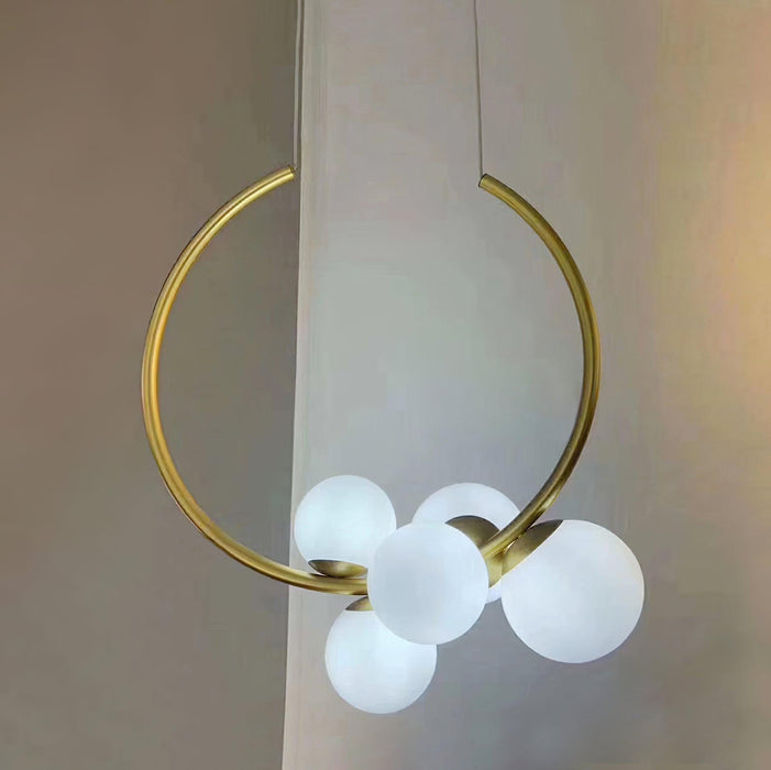 Glass Bubble Pendant Light-DWHOME